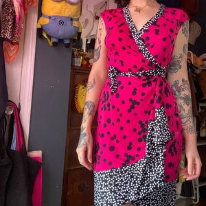 Vintage Rockabilly Wrap Dress